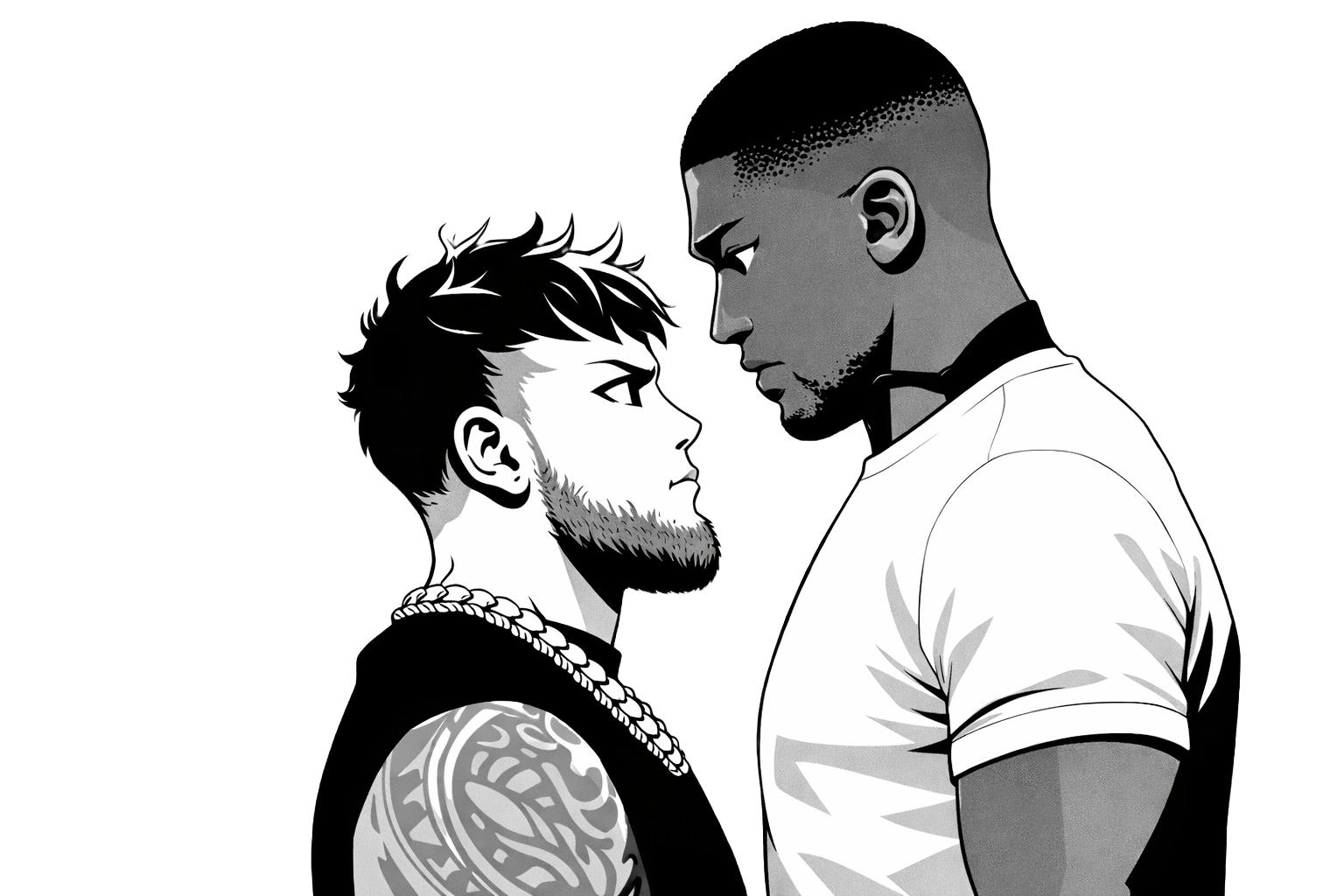 Bizarre Face-Off Between Jake Paul and Anthony Joshua Sparks Reactions